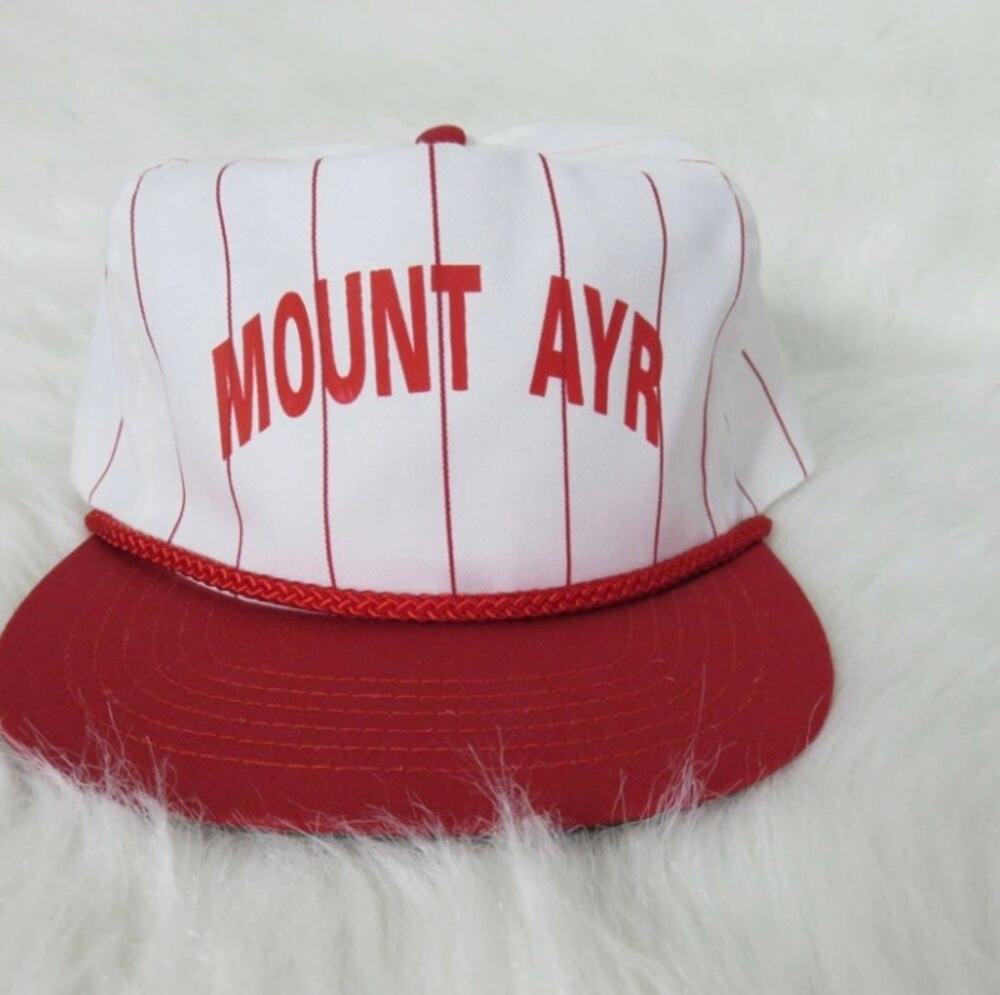 Vintage Striped Mount Ayr Snapback Hat